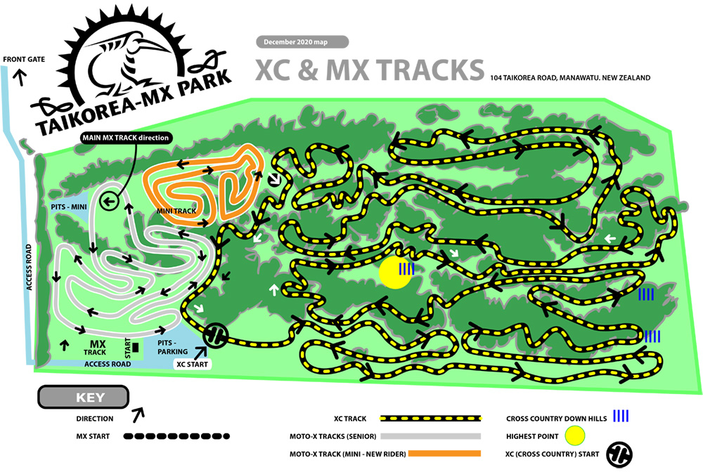 Taikorea-MX track map
